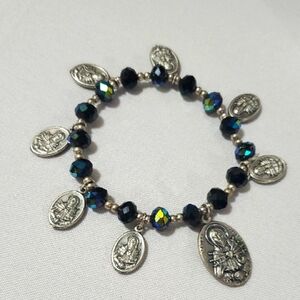 Seven Sorrows Stretch Charm Bracelet